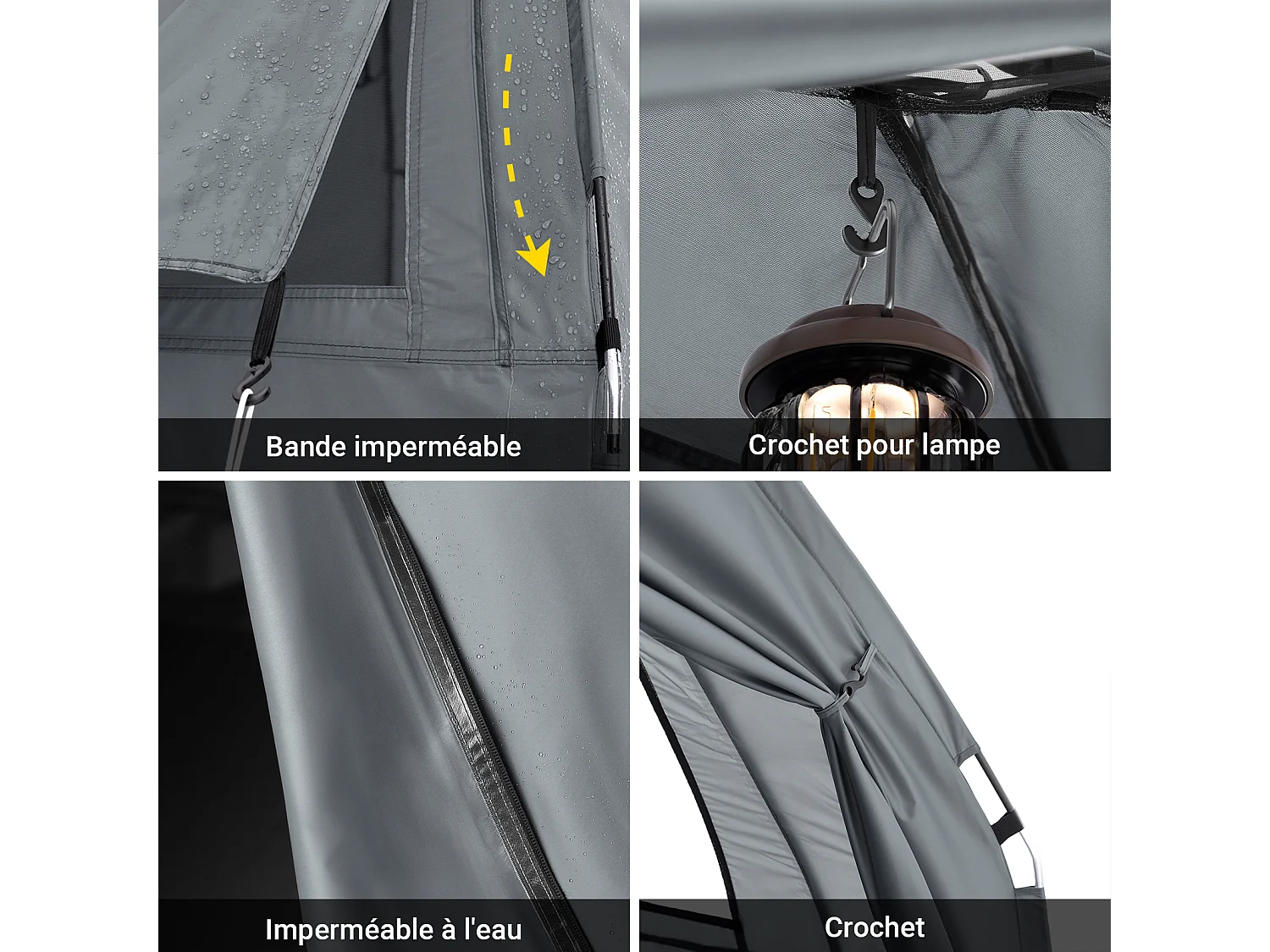 Tienda De Campaña Flotante Colchon Inflable OGS32-HG SoBuy