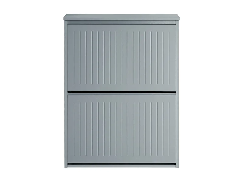 Zapatero Con 2 Solapas Gris FSR165-K-HG SoBuy