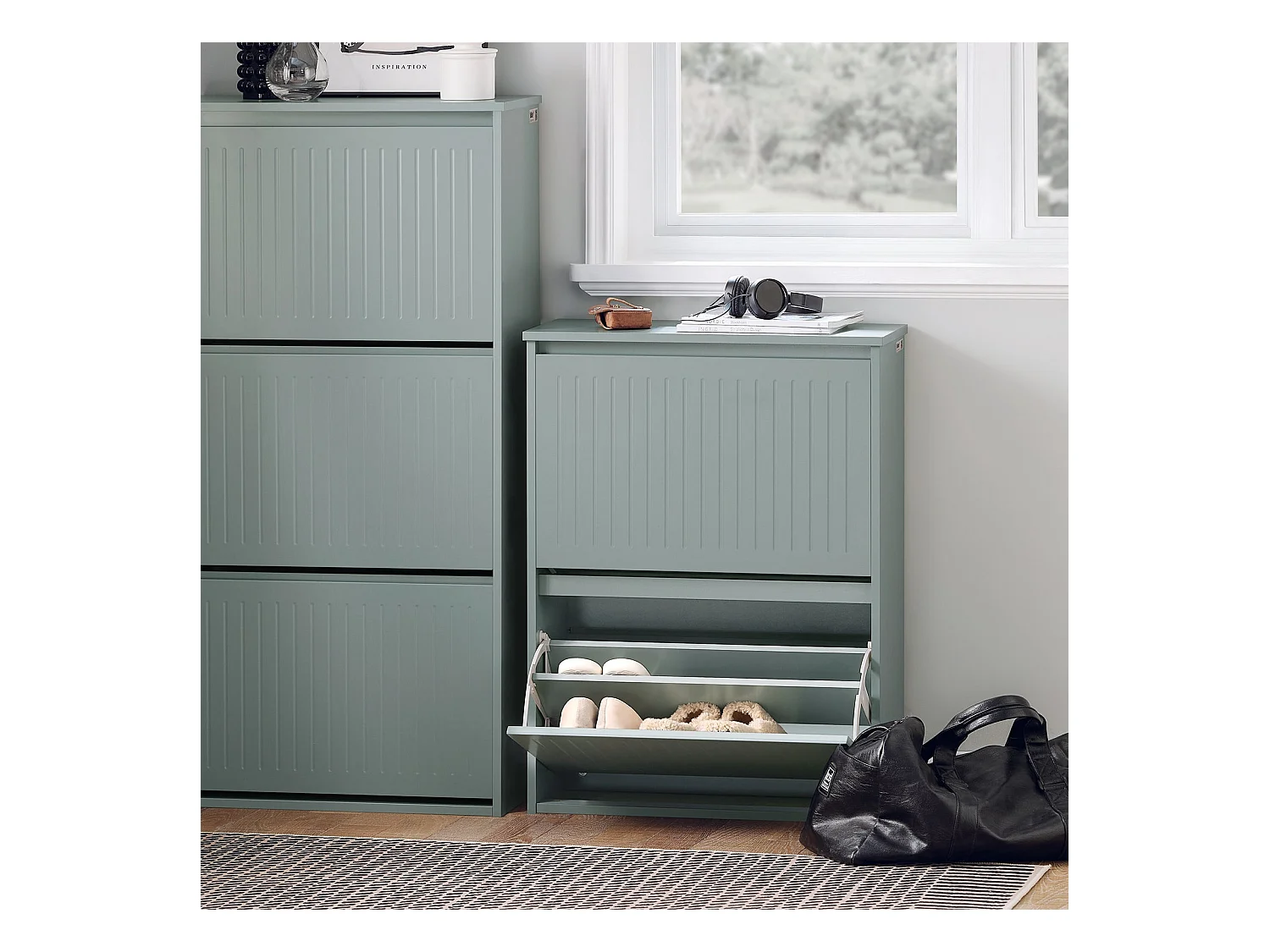 Szafka na buty z 2 drzwiami FSR165-K-HG