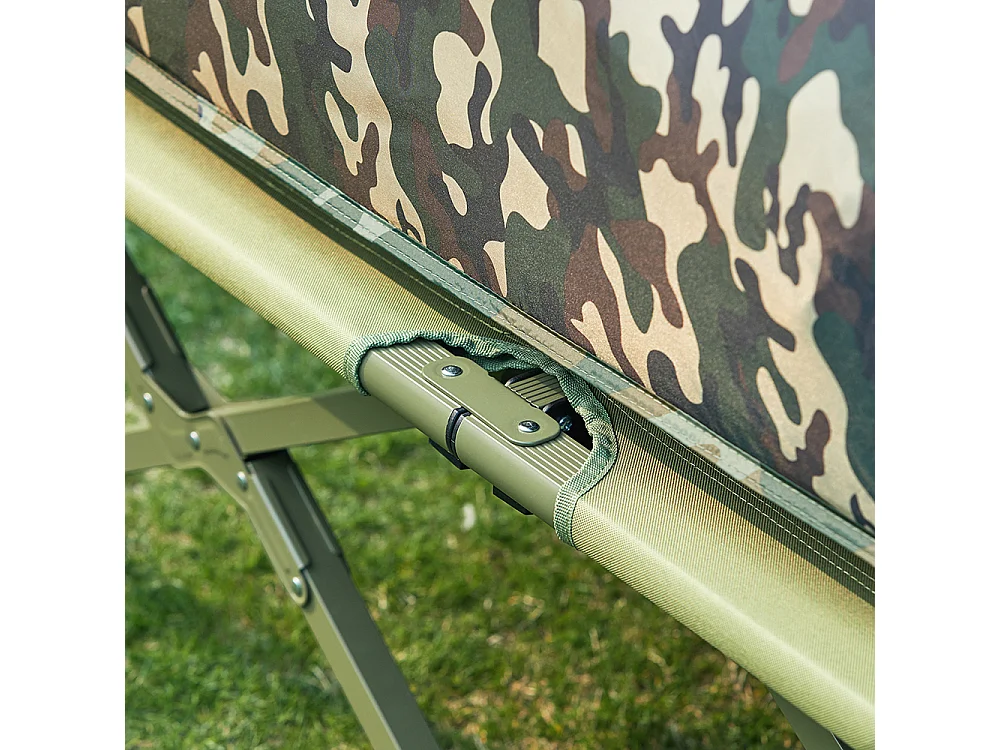 SoBuy Tente de Camping 4 en 1 Pliable Lit Surélevé, Toit, Sac de Couchage, Matelas Gonflable -2 Personnes - Idéal pour Randonnée, Festival et Plein Air OGS32-L-TN