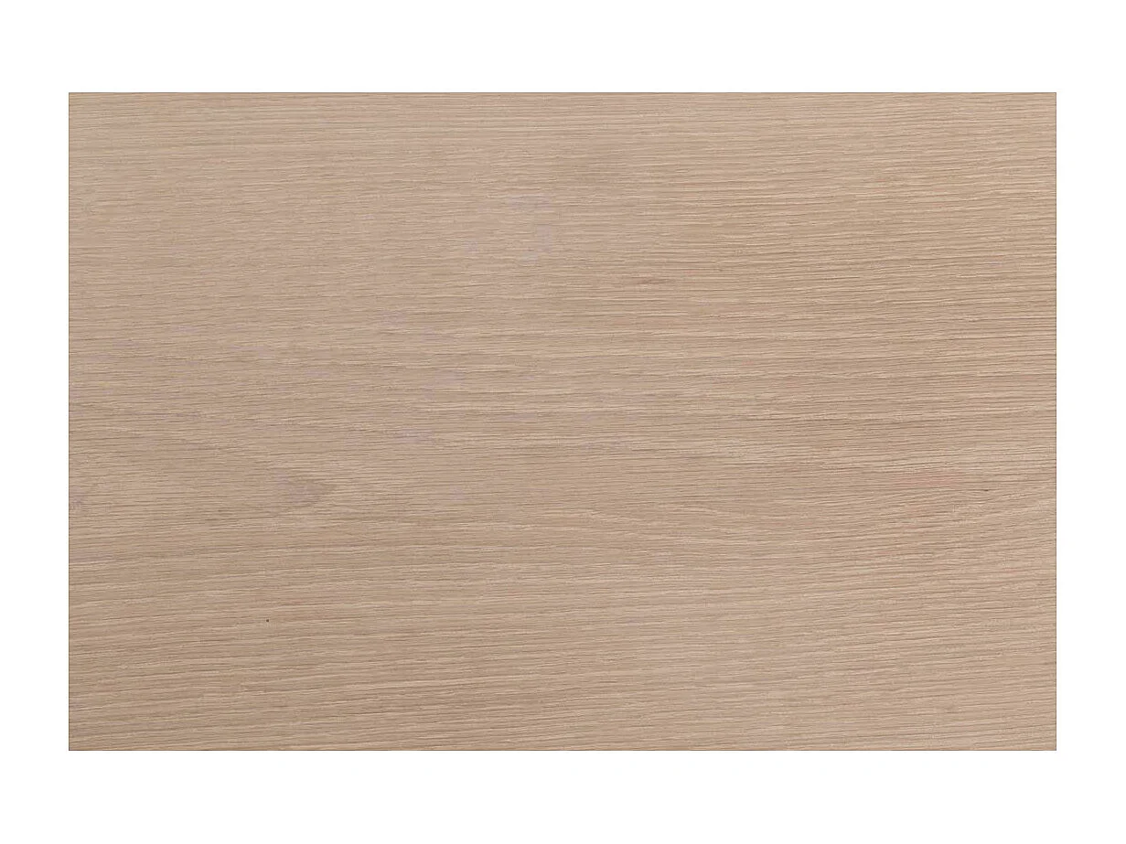 Linley table TV 2 portes, 2 tablettes plaqué chêne.