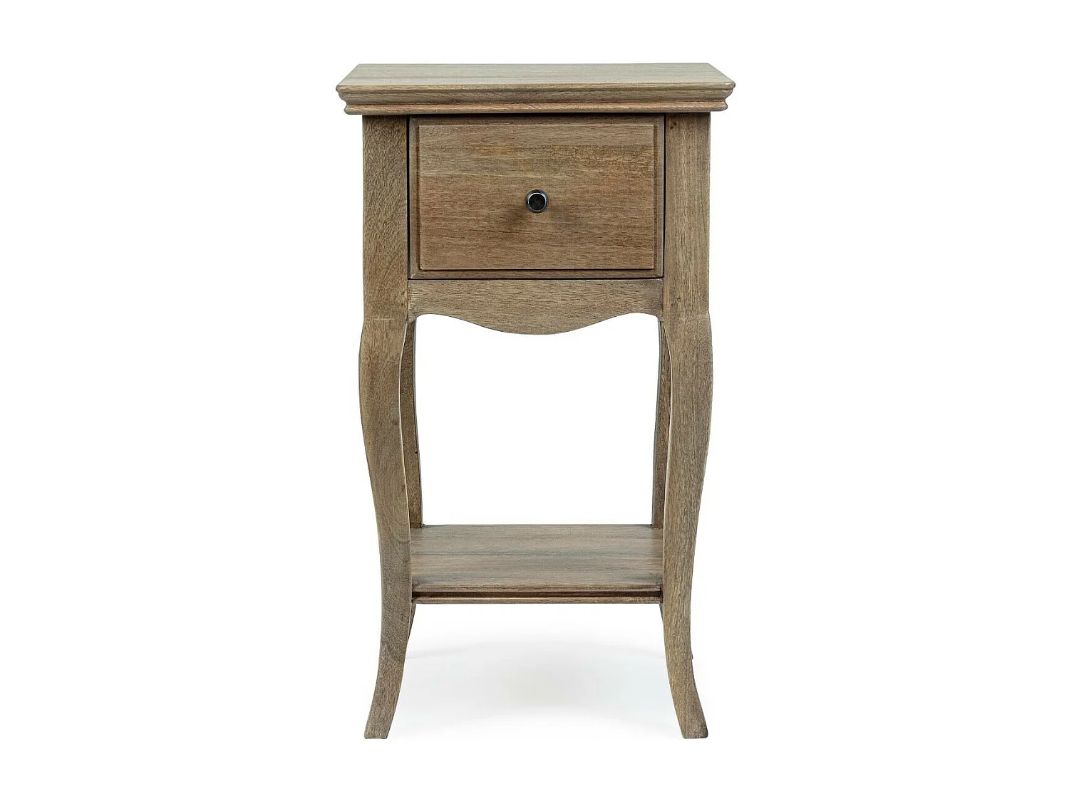 Table de chevet en bois de manguier 1 tiroir 1 tablette - GRACE