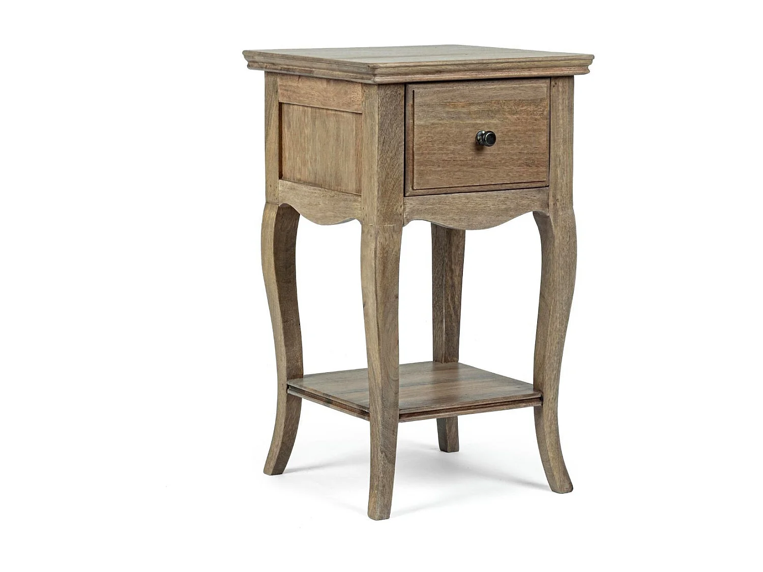 Table de chevet en bois de manguier 1 tiroir 1 tablette - GRACE