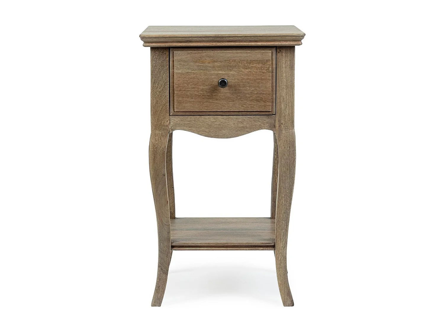 Table de chevet en bois de manguier 1 tiroir 1 tablette - GRACE