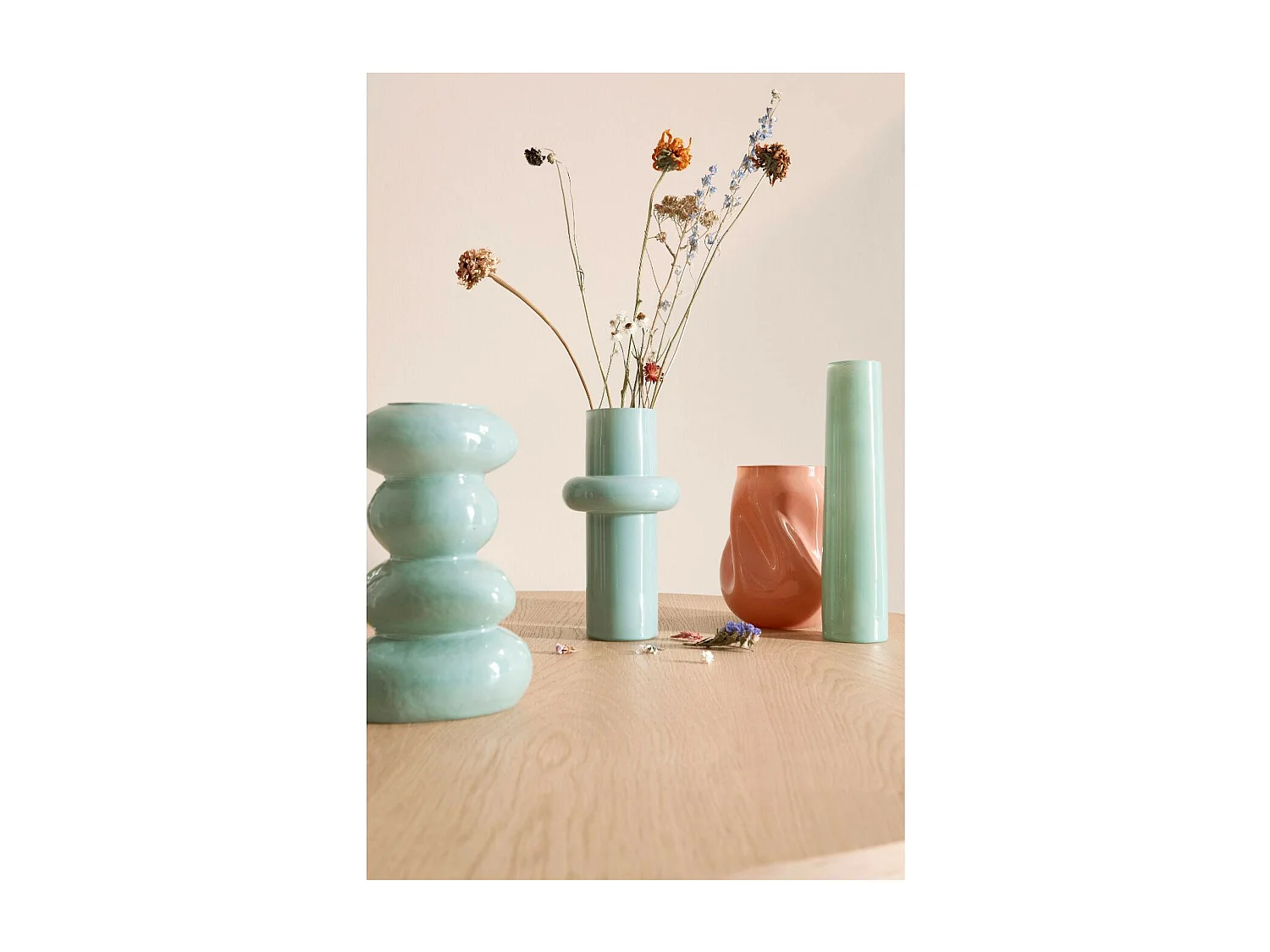 Table ronde de salle à manger en bois design D120 - CROCUS