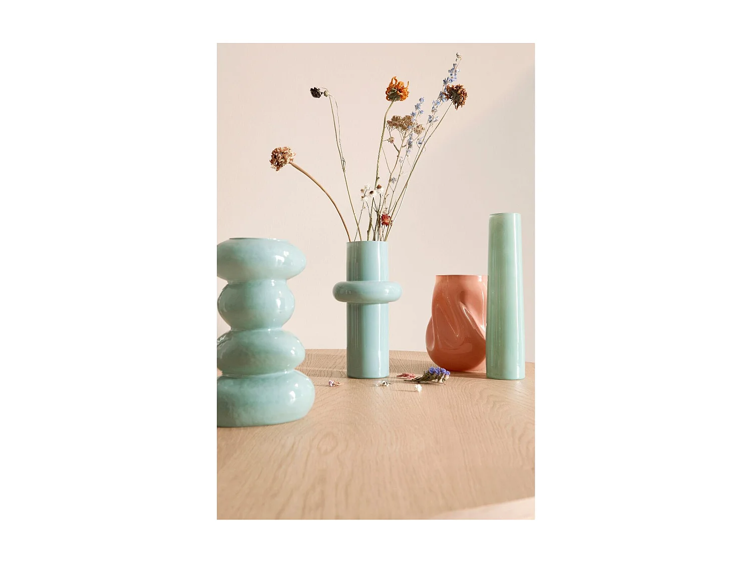 Table ronde de salle à manger en bois design D120 - CROCUS