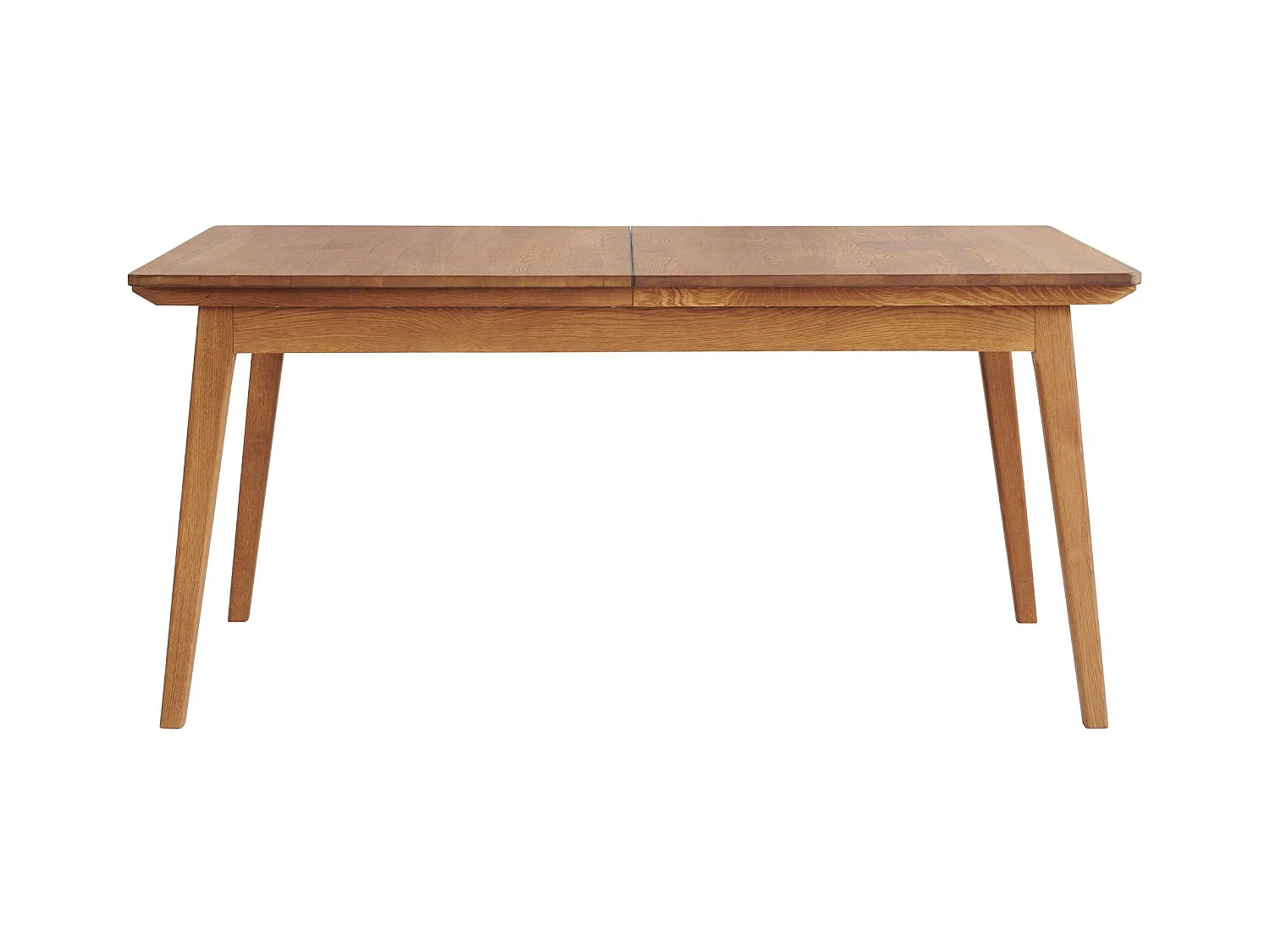 Table à manger extensible en bois massif noir 6/12 places L160/240 - MALLET