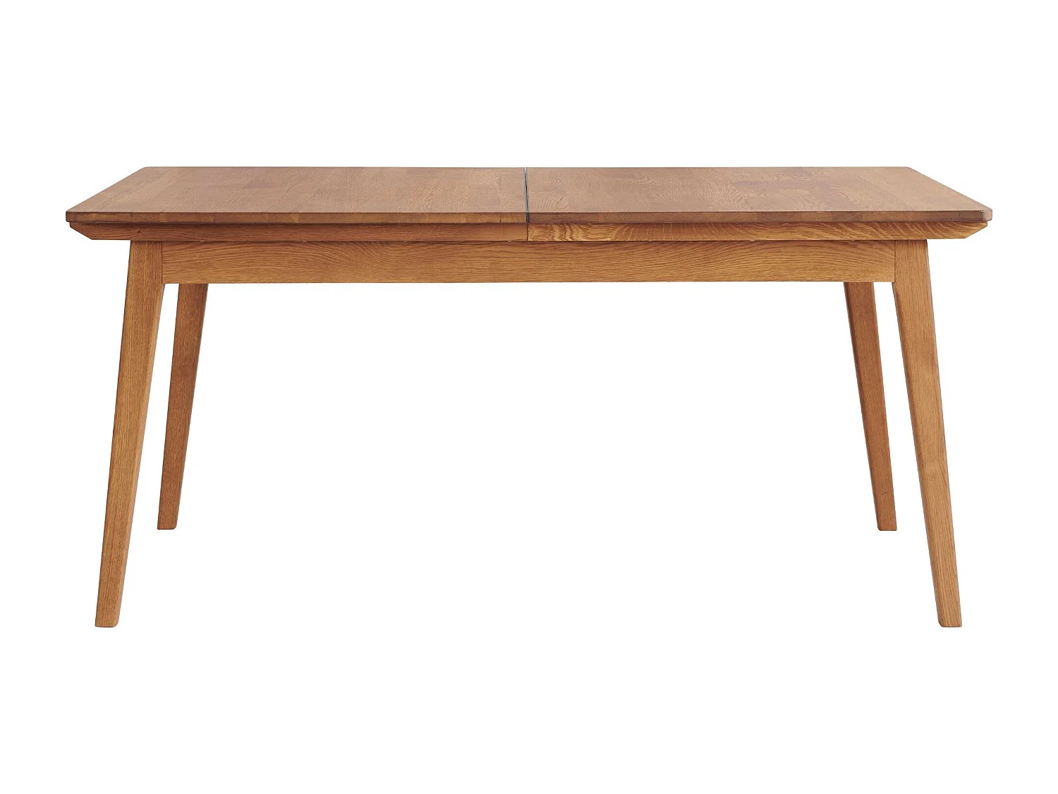 Table à manger extensible en bois massif noir 6/12 places L160/240 - MALLET