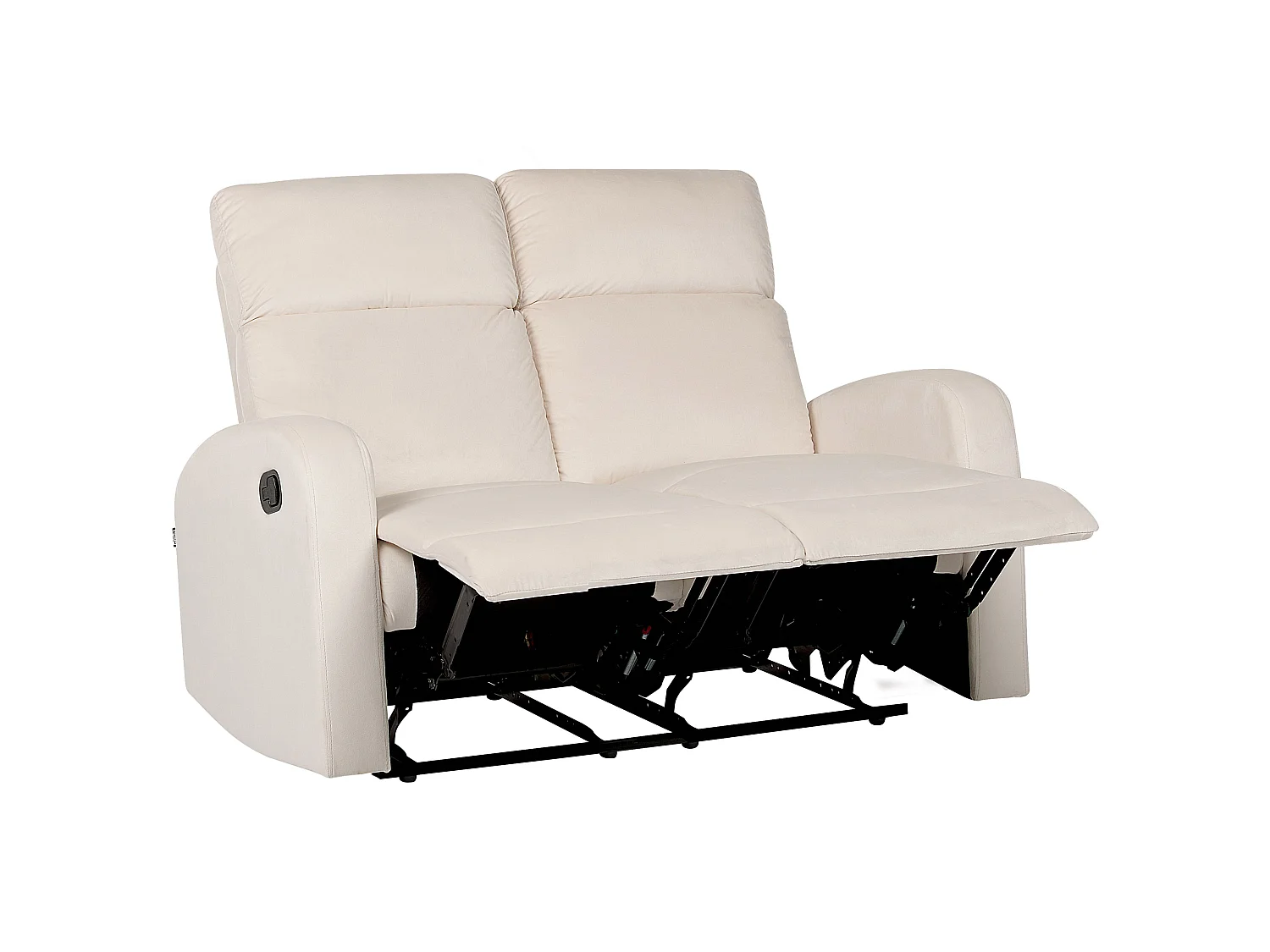 Recliner Chair VERDAL with Footrest Velvet Beige