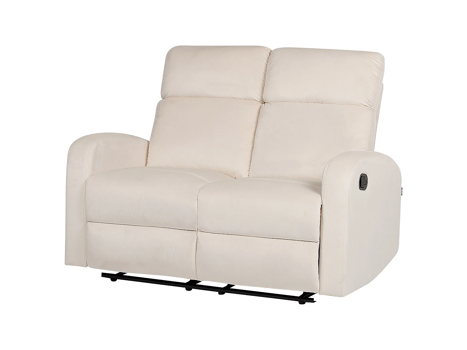 Recliner Chair VERDAL with Footrest Velvet Beige
