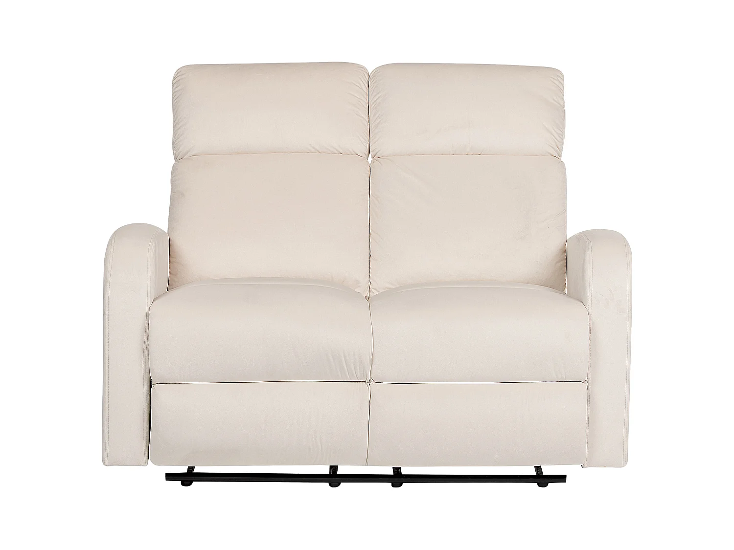 Recliner Chair VERDAL with Footrest Velvet Beige