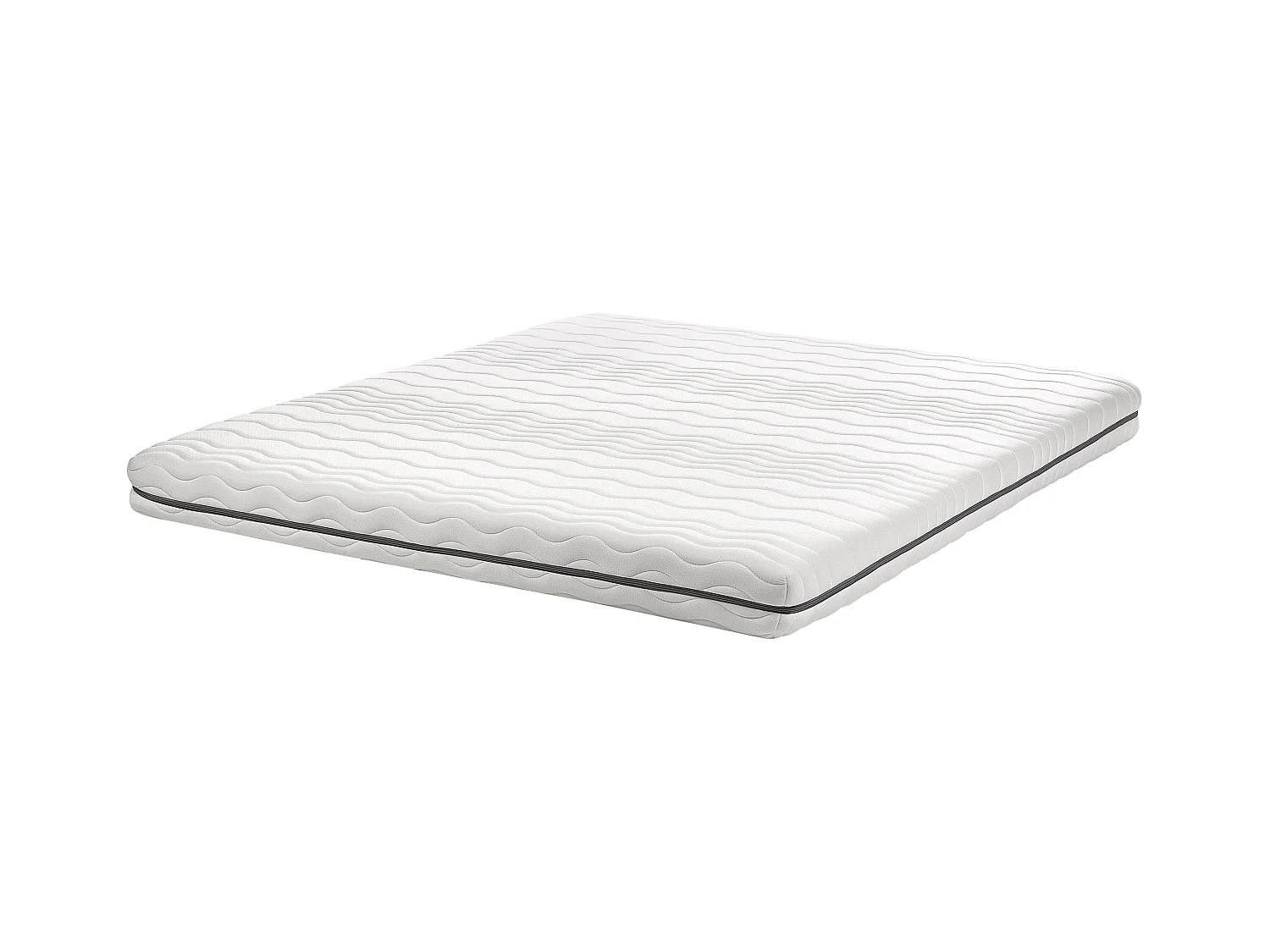 Matratze Memory Foam 180 x 200 cm mittelfest weiß abnehmbarer Bezug Jolly