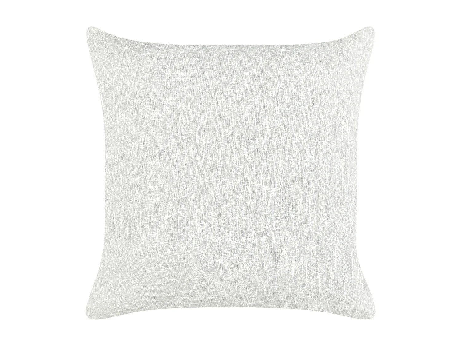 Conjunto de 2 cojines decorativos MILAS Lino 50 x 50 cm Negro/Blanco A rayas