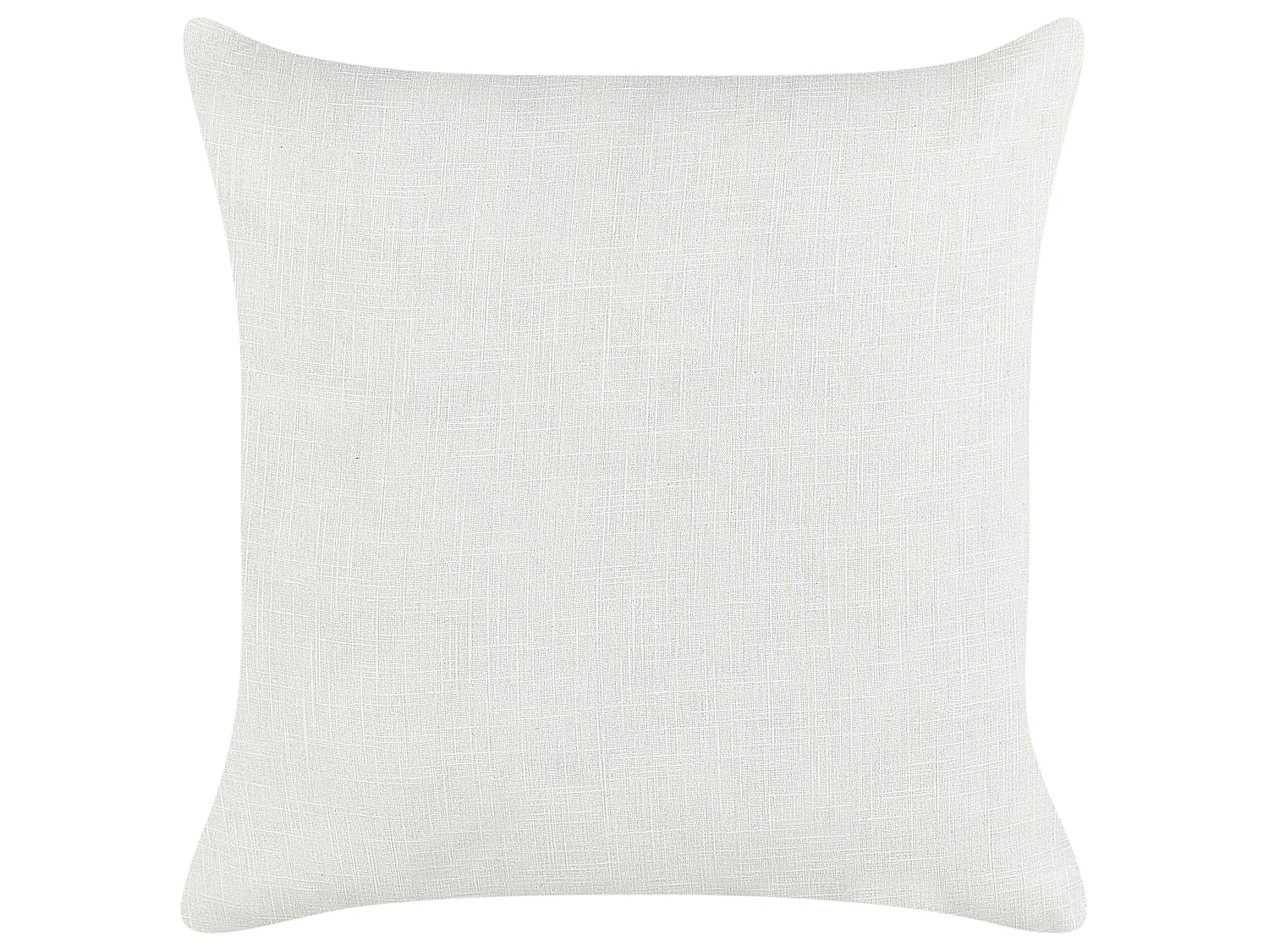 Lot de 2 coussins décoratifs MILAS Lin 50 x 50 cm Noir/blanc À rayure
