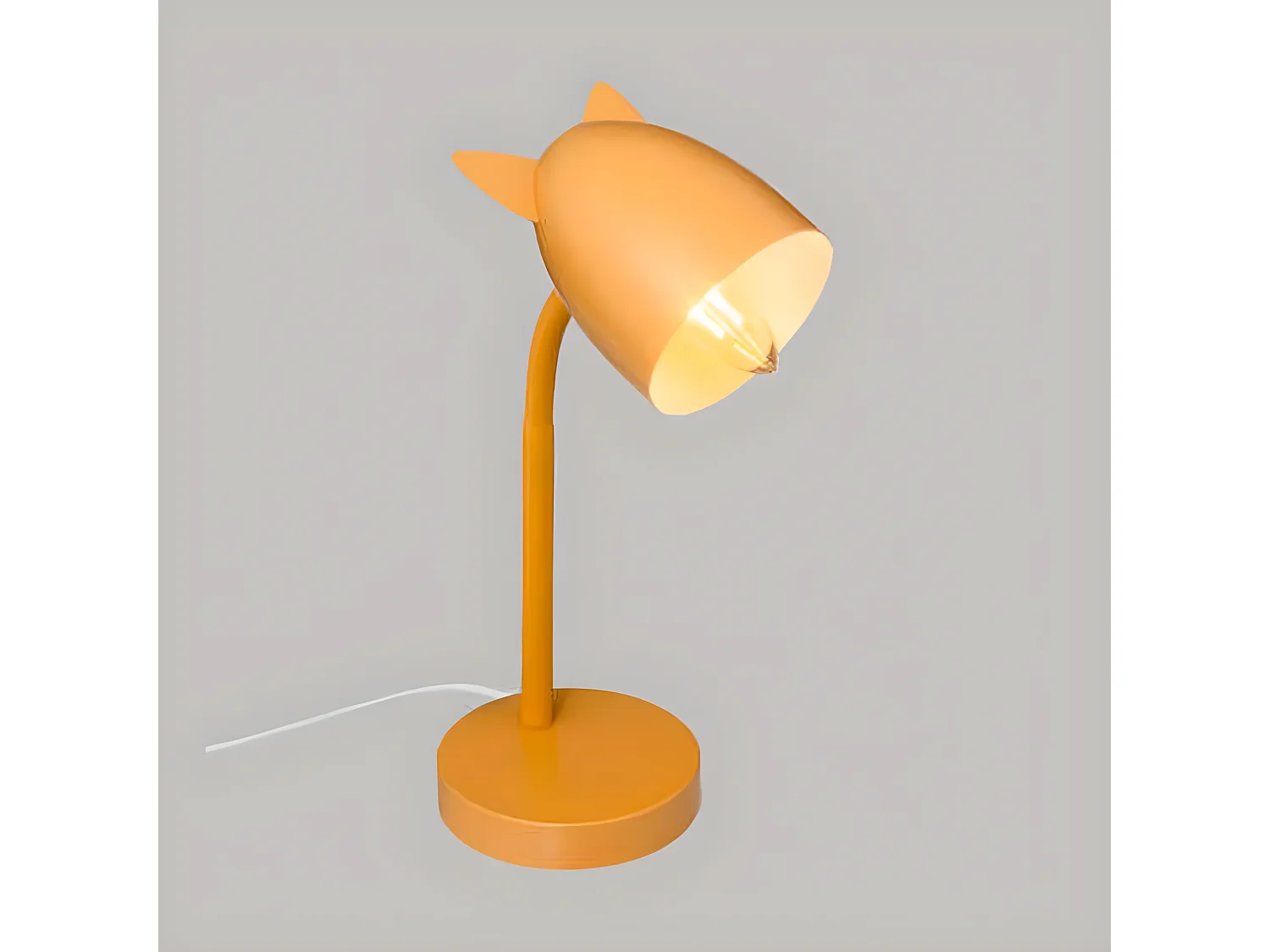 Lampada da tavolo metallo gialla 18x12,5x31cm