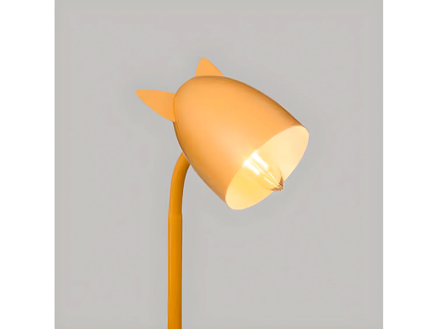 Lampe de table métal jaune 18x12,5x31cm