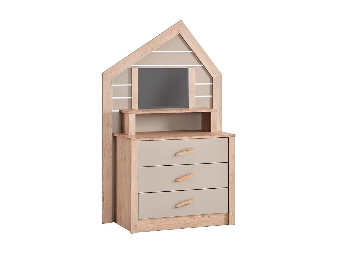 Kaptafel spaanplaat grijs 155,3x84,4x41,3cm