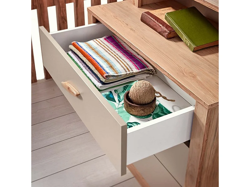 Kaptafel spaanplaat grijs 155,3x84,4x41,3cm