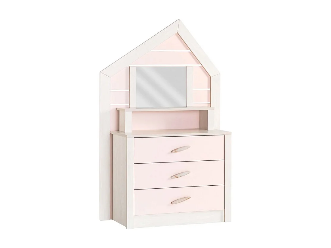 Tocador aglomerado rosa 155,3x84,4x41,3cm