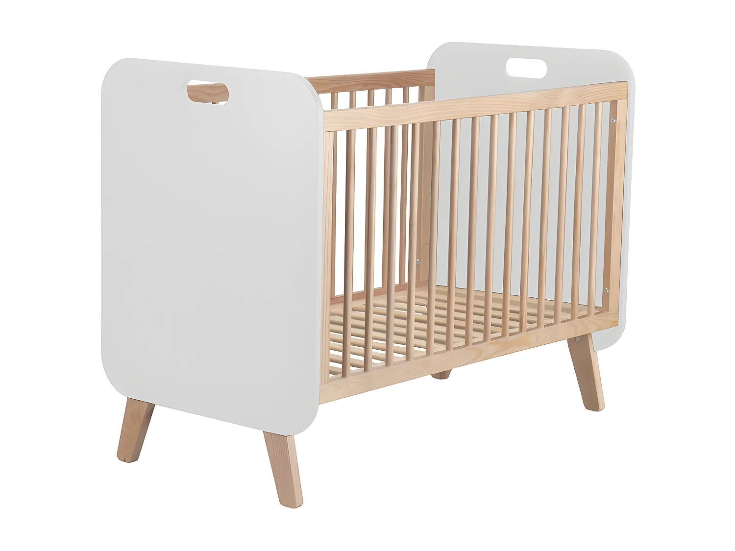 Berceau en MDF blanc 60x120cm