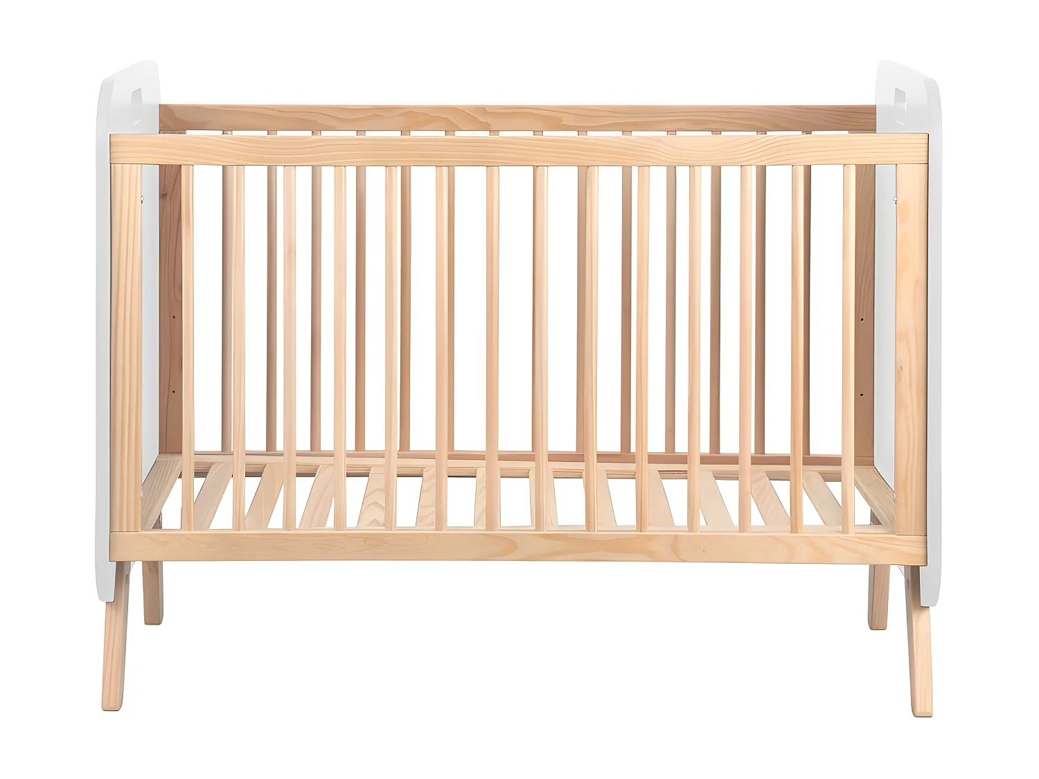 Berceau en MDF blanc 60x120cm