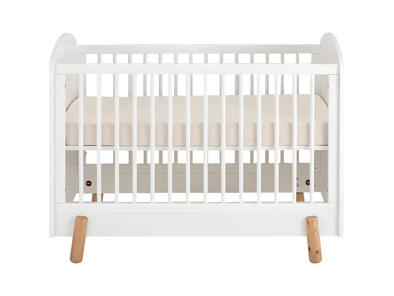 Culla legno bianca 60x120cm