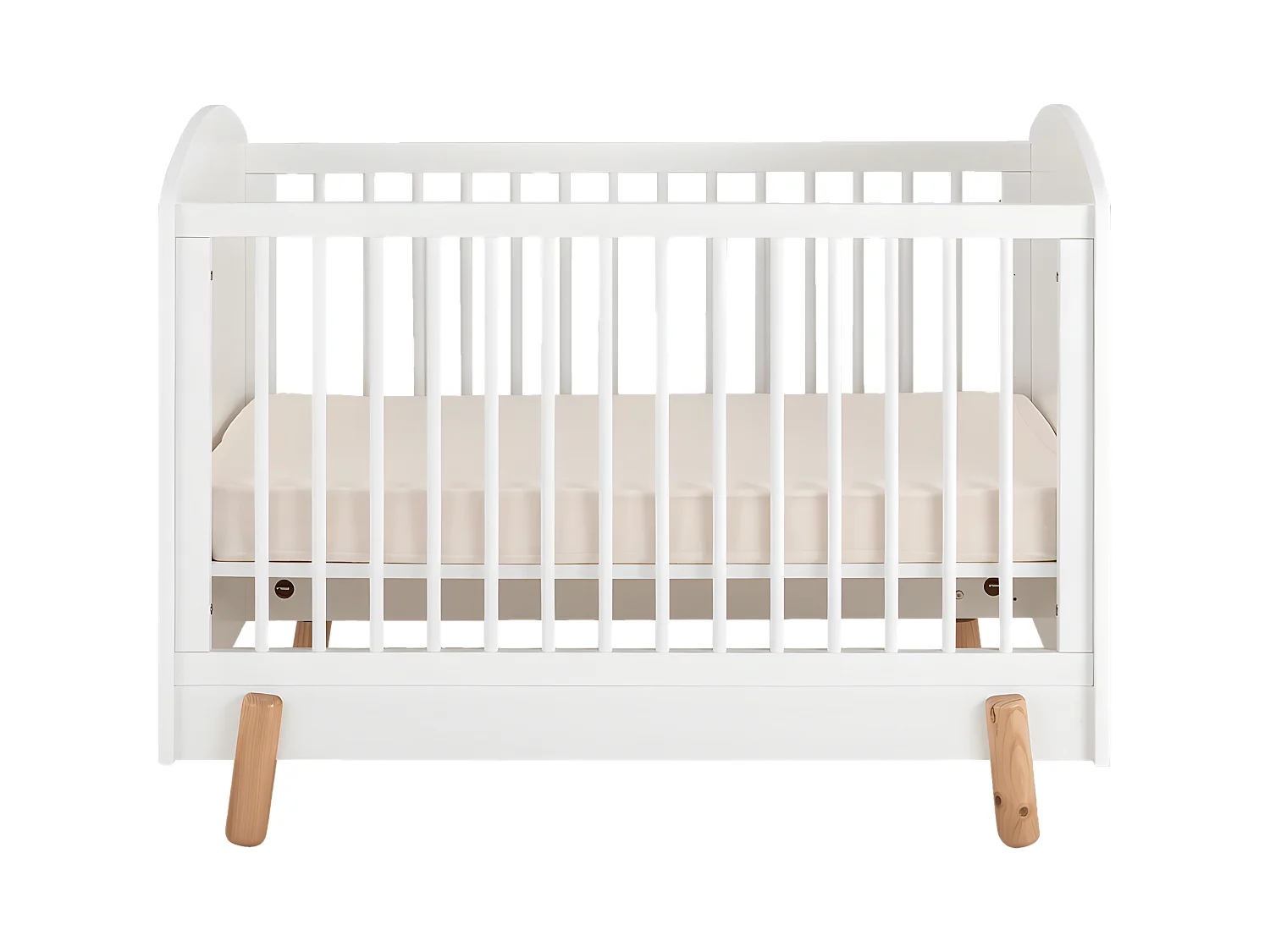 Culla legno bianca 60x120cm