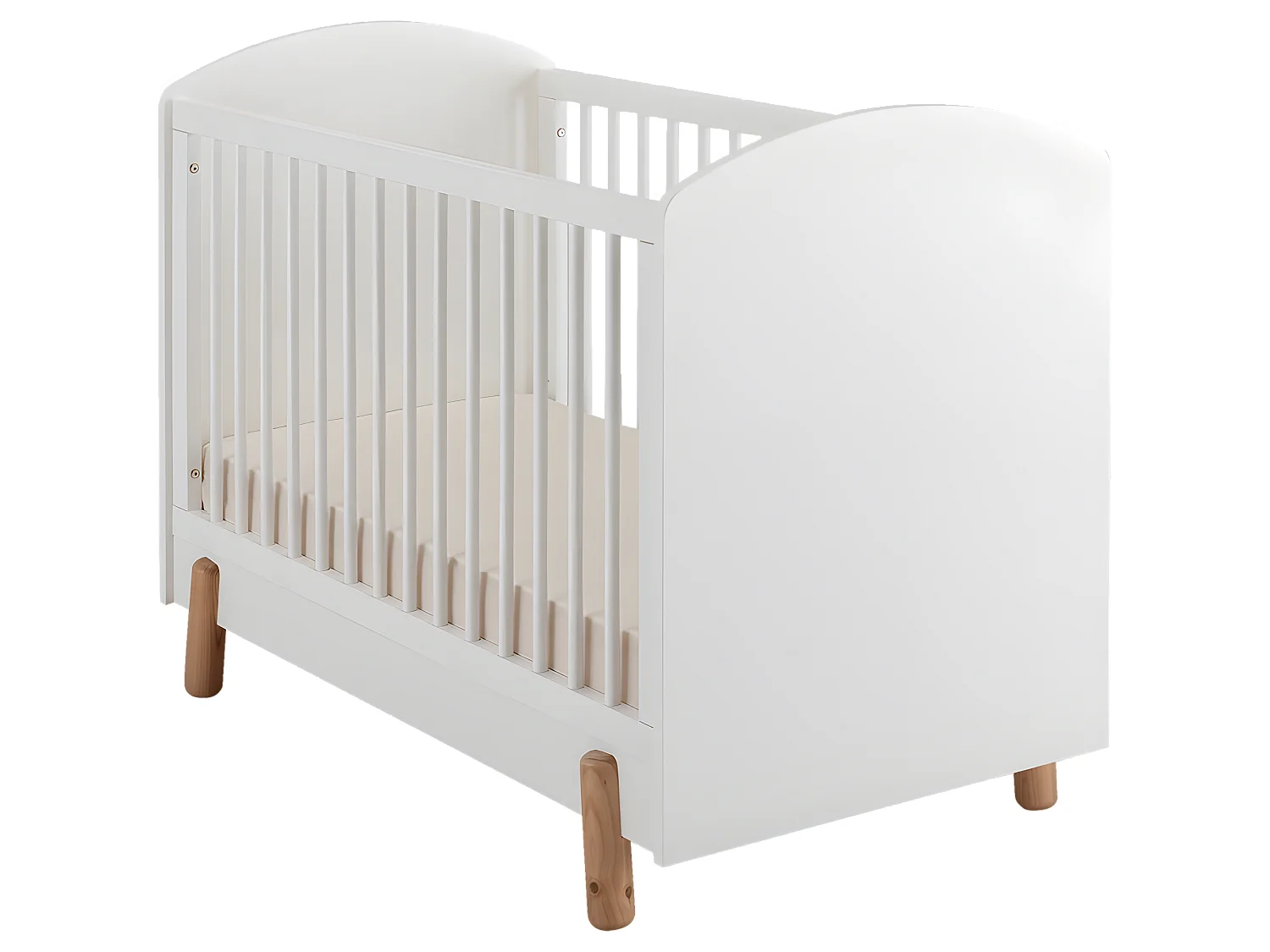 Culla legno bianca 60x120cm