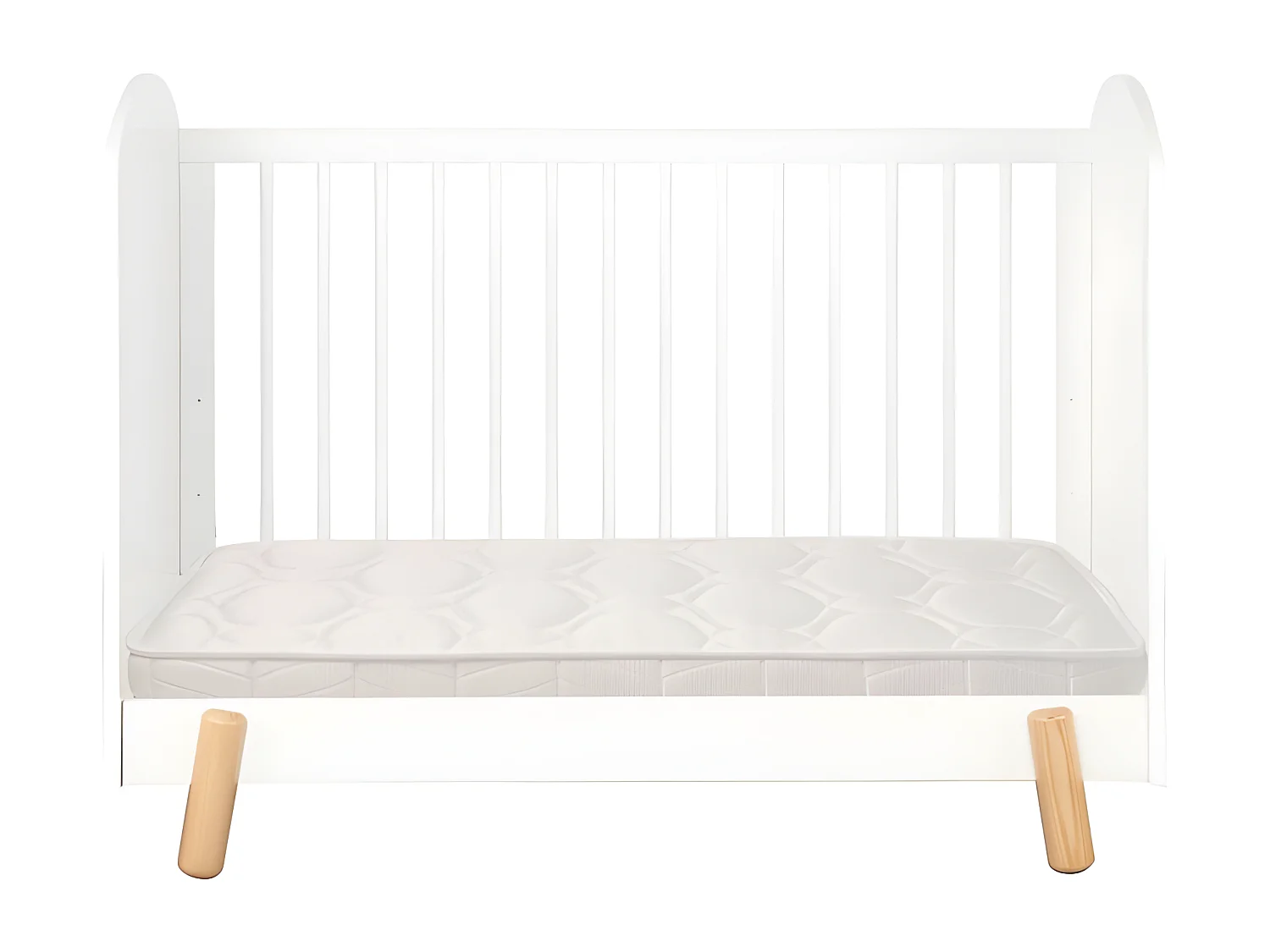 Culla legno bianca 60x120cm