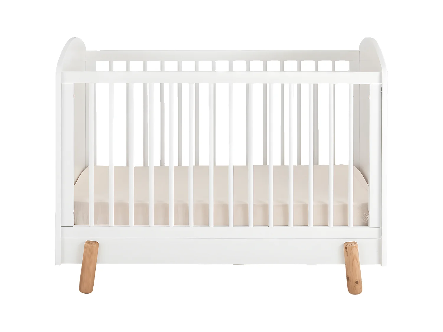 Culla legno bianca 60x120cm