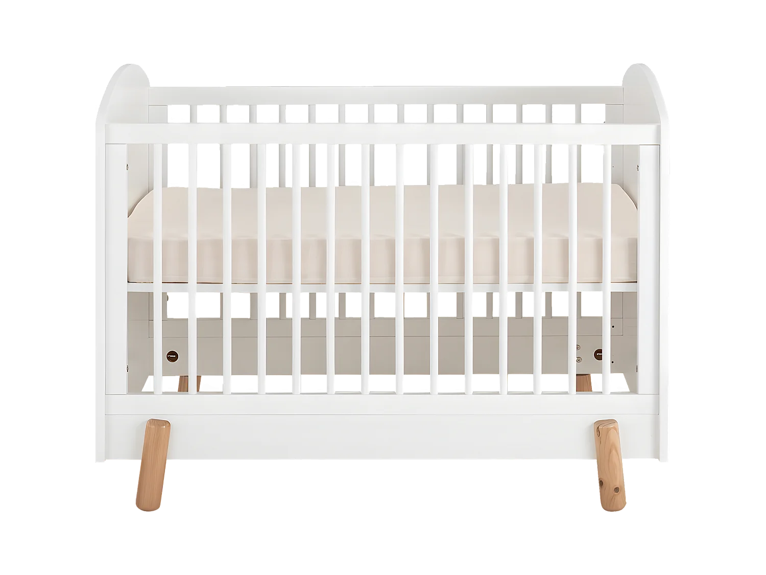 Cuna madera blanco 60x120cm