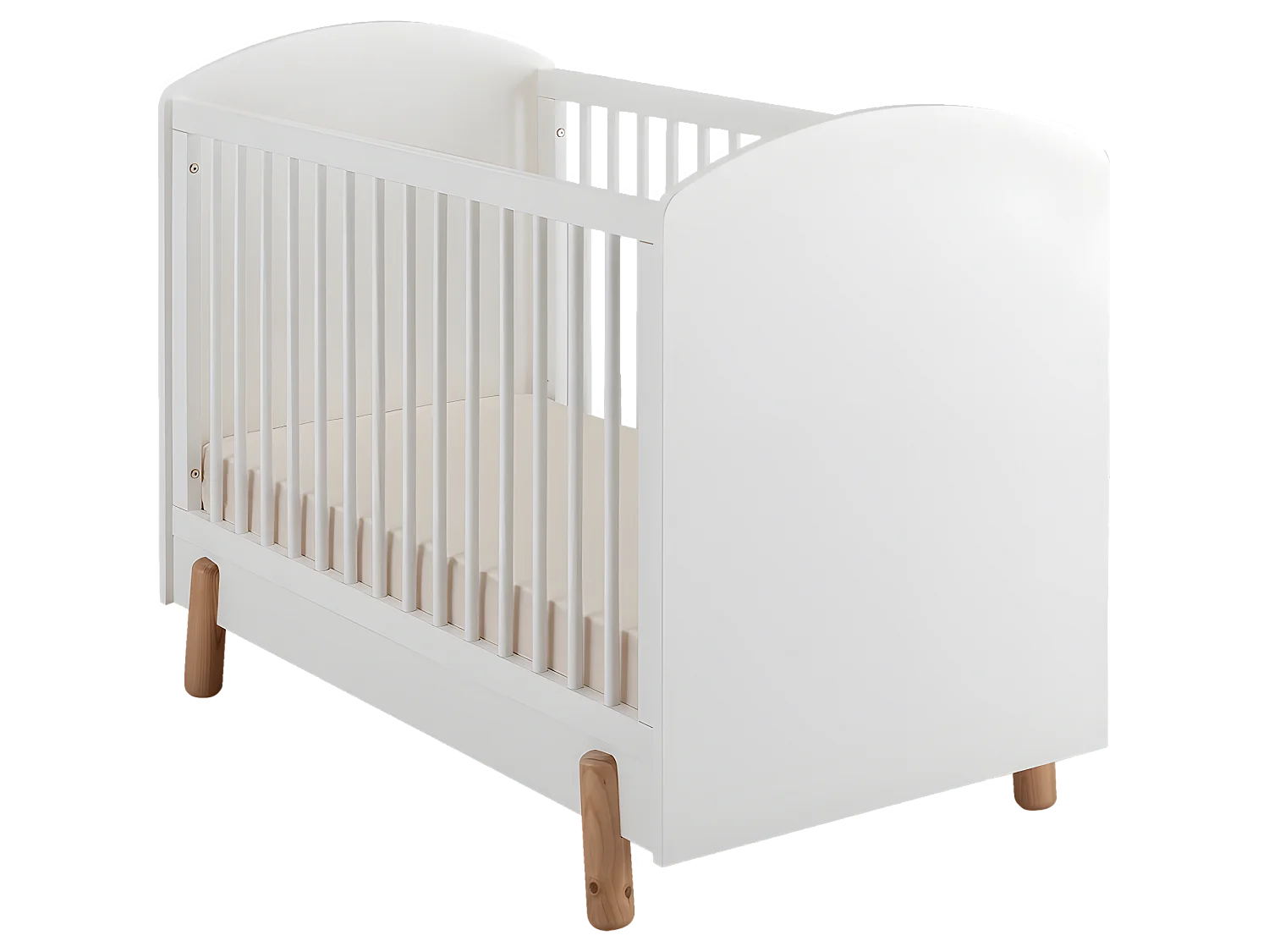 Cuna madera blanco 60x120cm