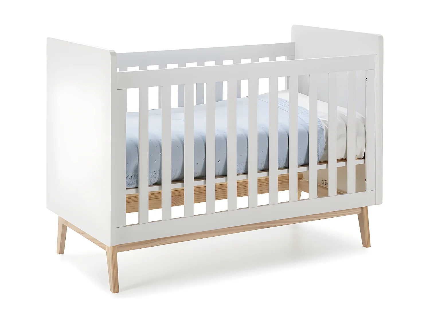 Weiße Wiege 125x95 cm