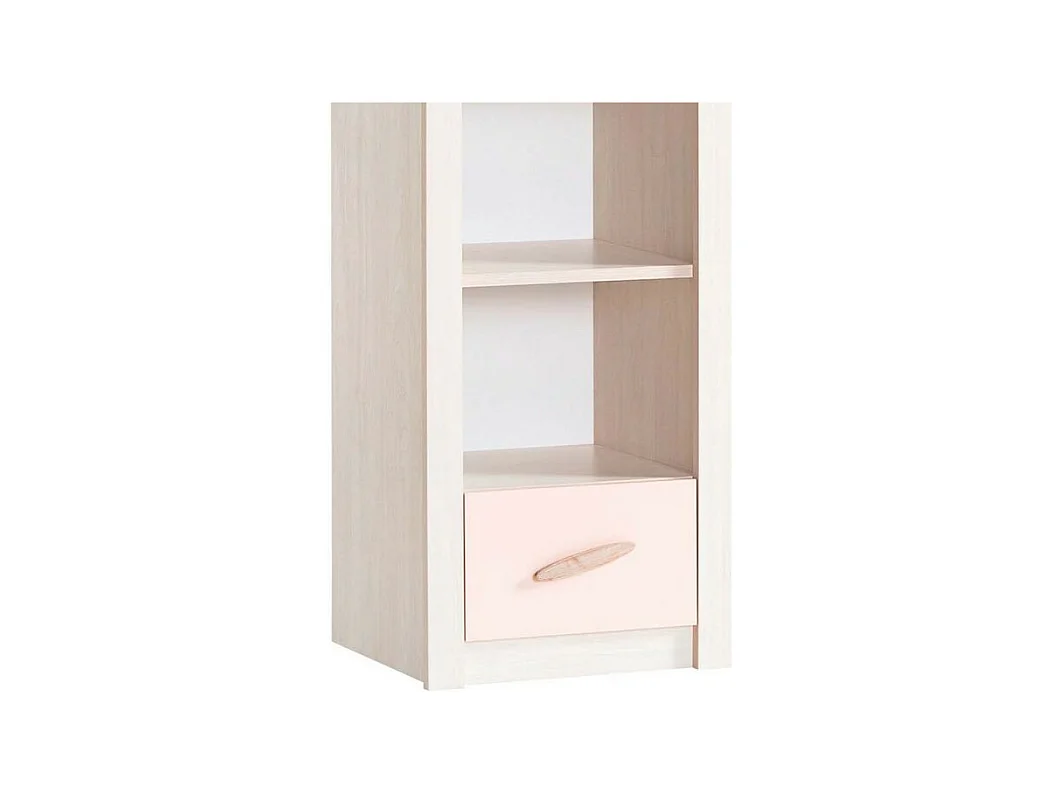 Estantería casita con cajón rosa 164,4x47,4x41,3 cm