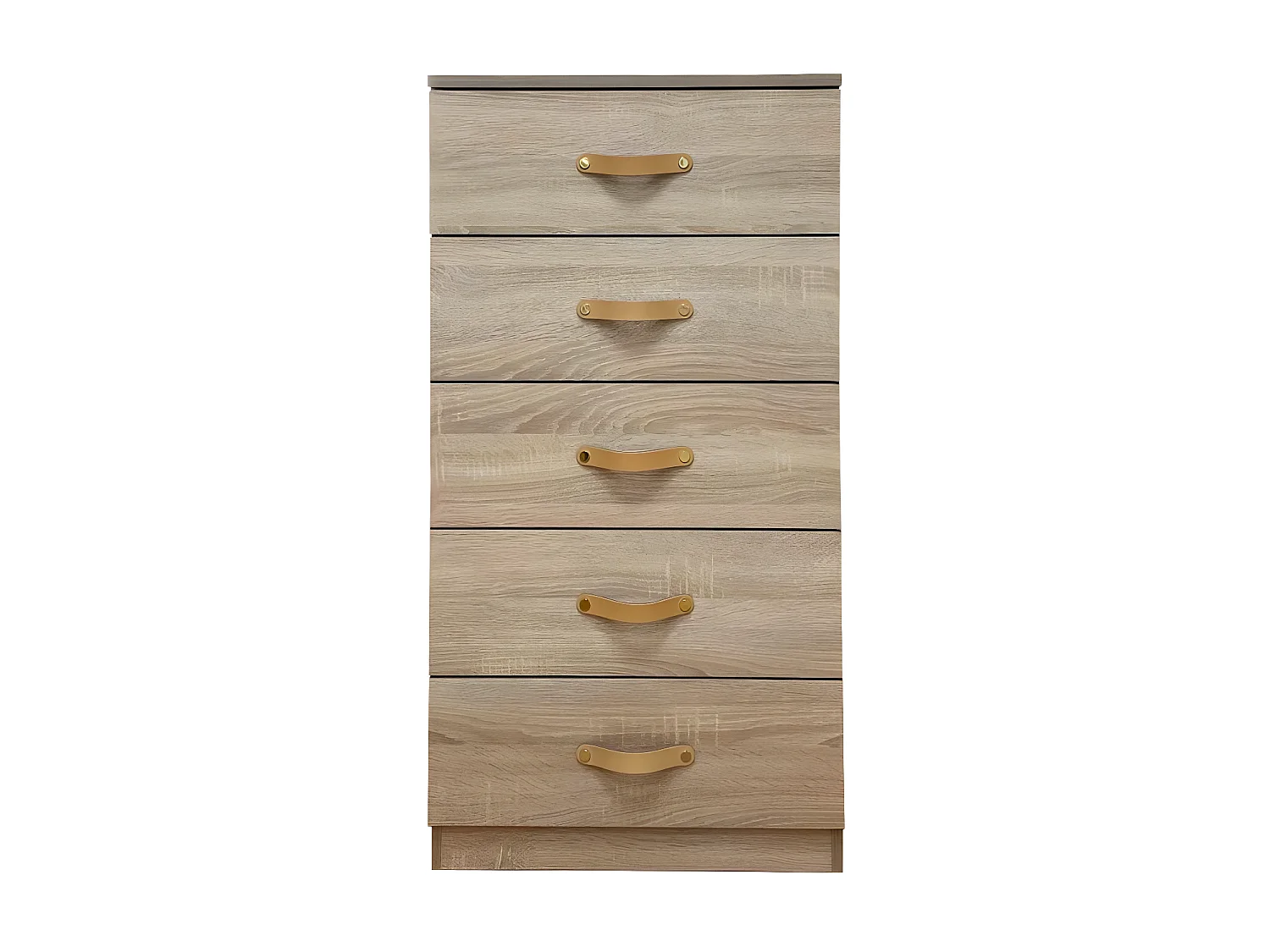 Cassettiera per bambini truciolato marrone 103.5x54.4x40.4cm