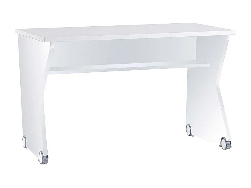 Schreibtisch mit Regal weiß 71x116x59,5cm