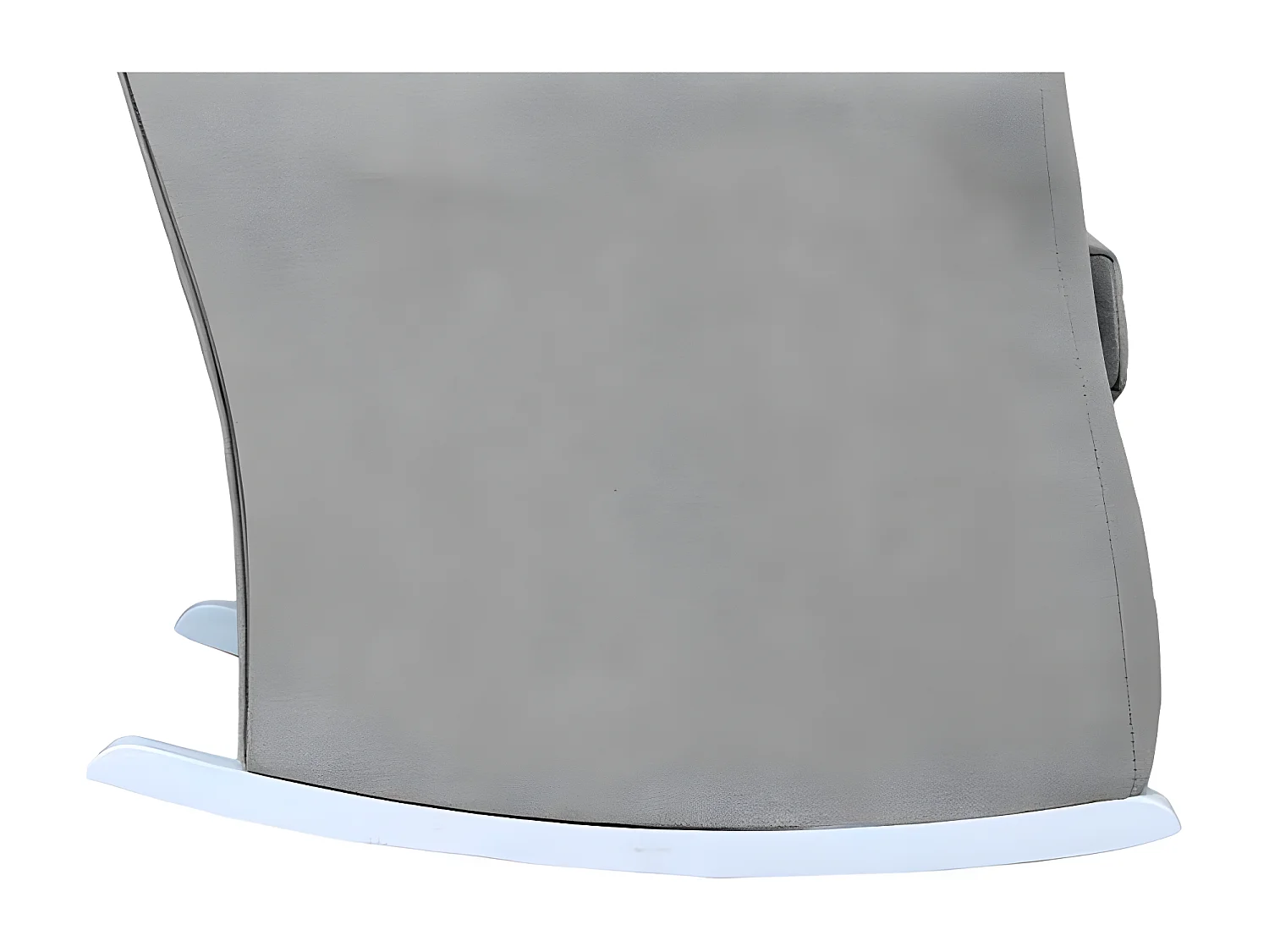 Sedia a dondolo per bambini poliestere grigia chiara 104x69x75cm