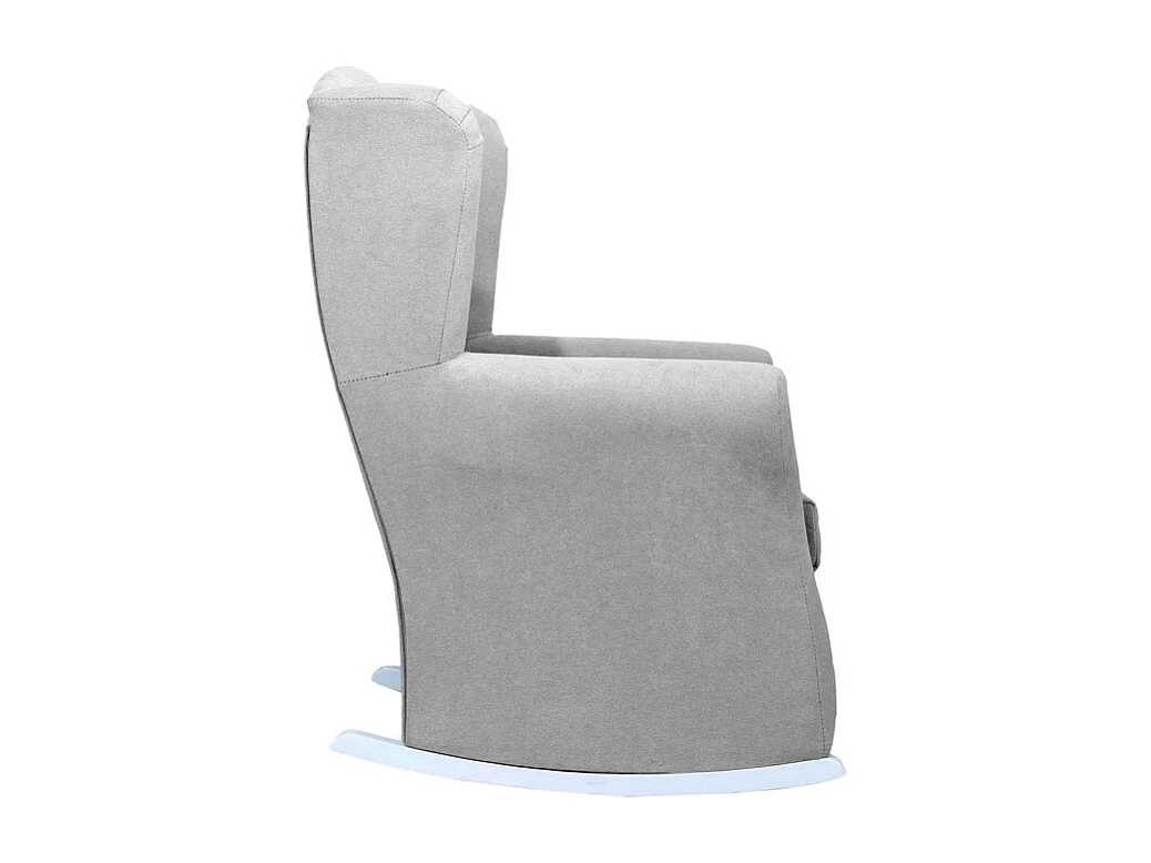 Schaukelsessel hellgrau 104x69x75cm