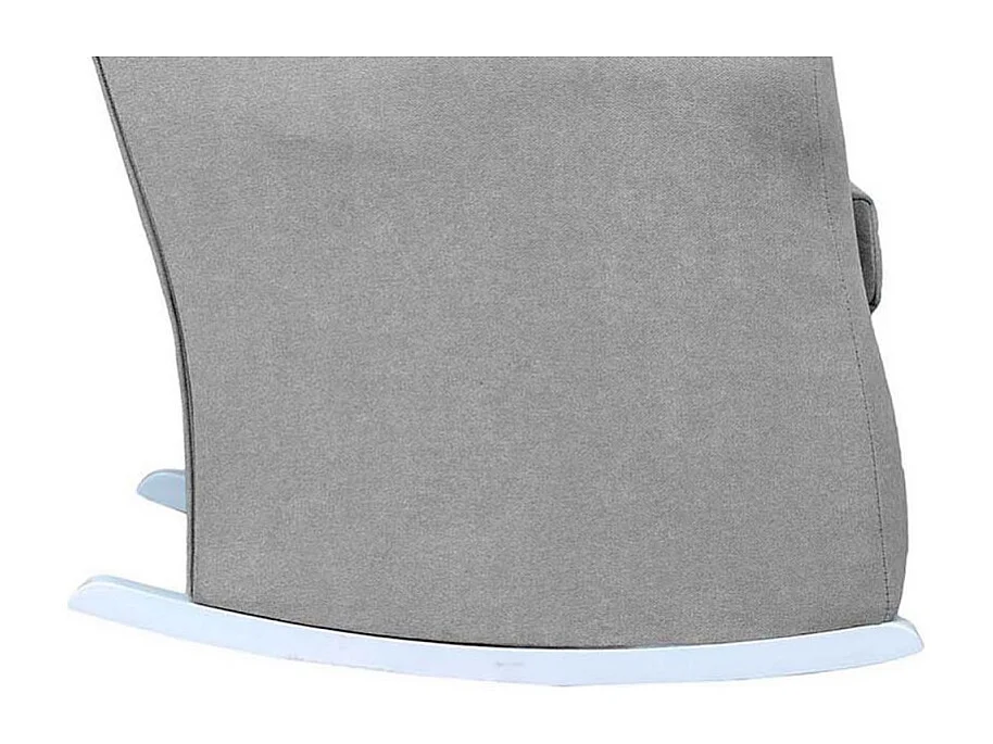 Schaukelsessel hellgrau 104x69x75cm