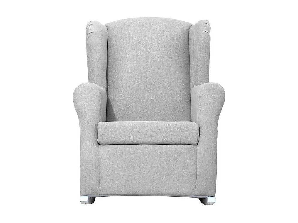 Schommelstoel voor kinderen polyester lichtgrijs 104x69x75cm