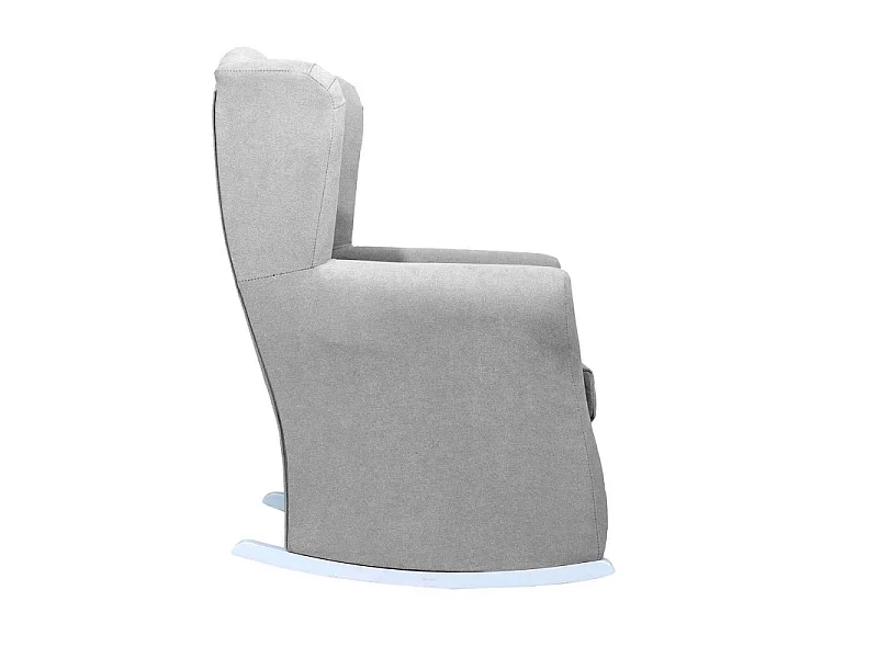 Schommelstoel voor kinderen polyester lichtgrijs 104x69x75cm