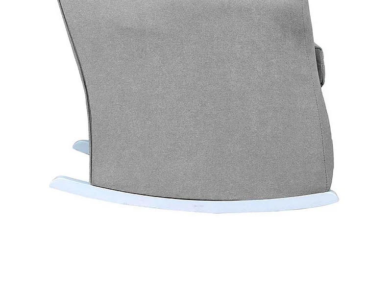 Schommelstoel voor kinderen polyester lichtgrijs 104x69x75cm