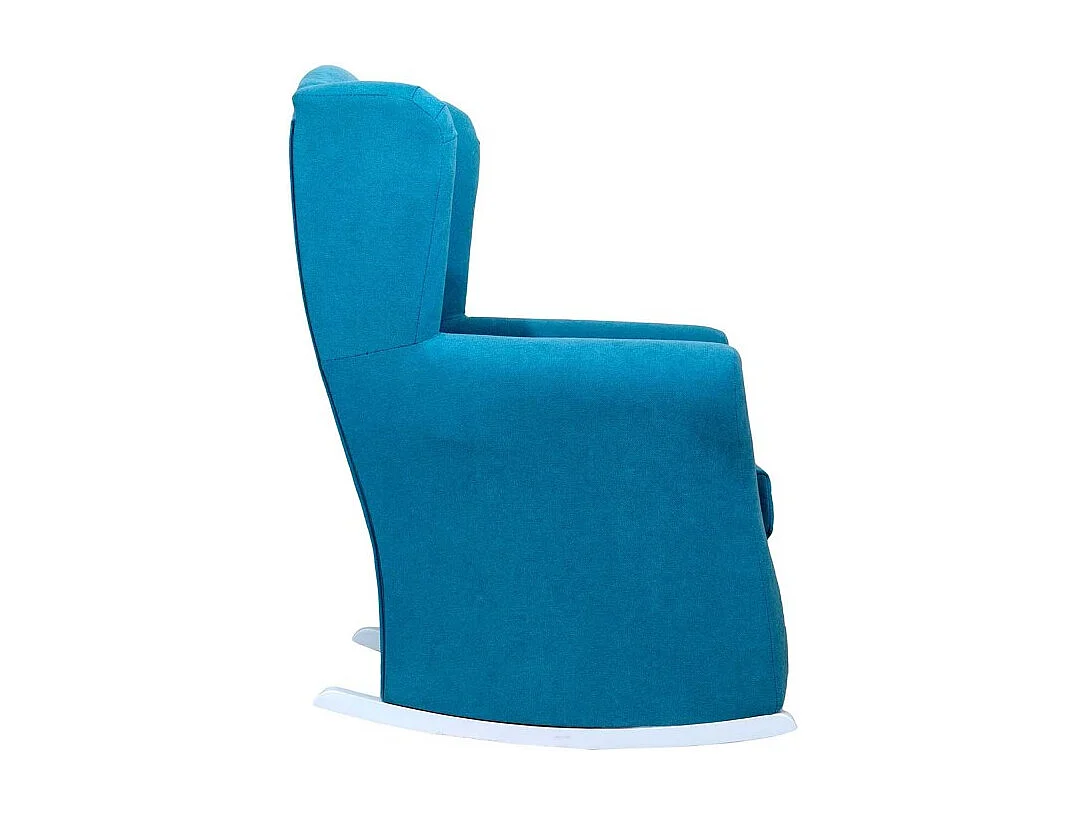 Sedia a dondolo per bambini poliestere blu 104x69x75cm