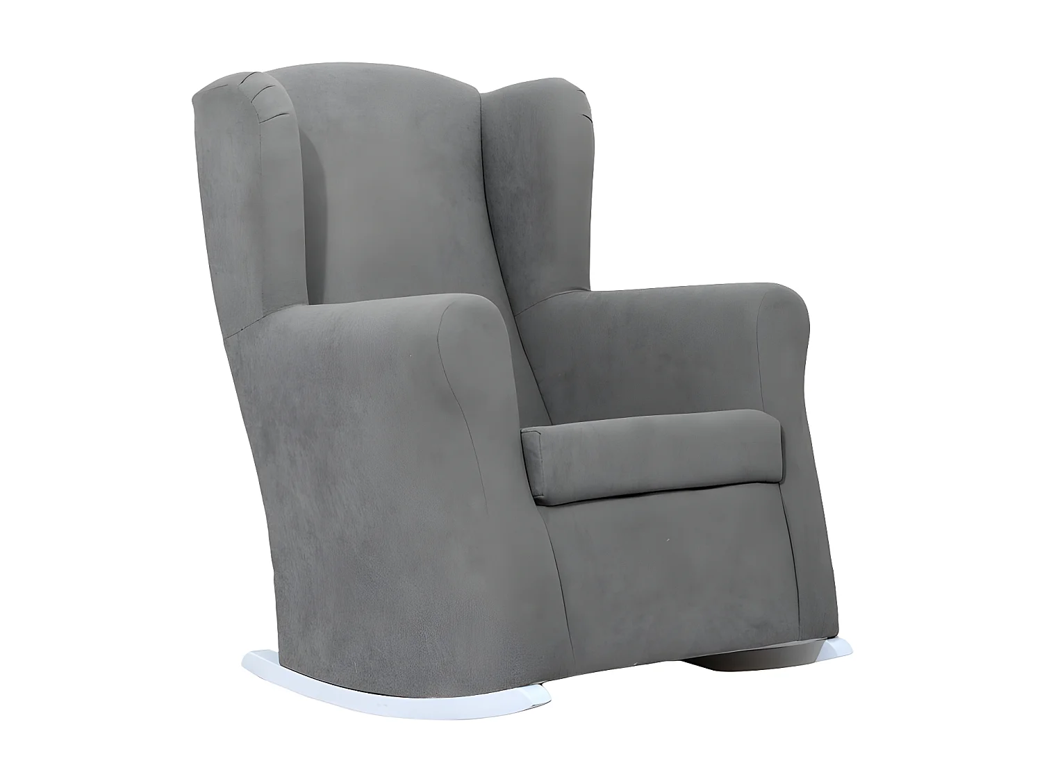 Schaukelsessel dunkelgrau 104x69x75cm