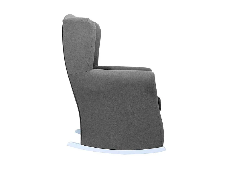 Schommelstoel voor kinderen polyester donkergrijs 104x69x75cm