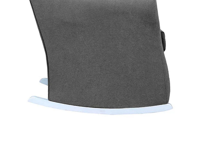 Schommelstoel voor kinderen polyester donkergrijs 104x69x75cm