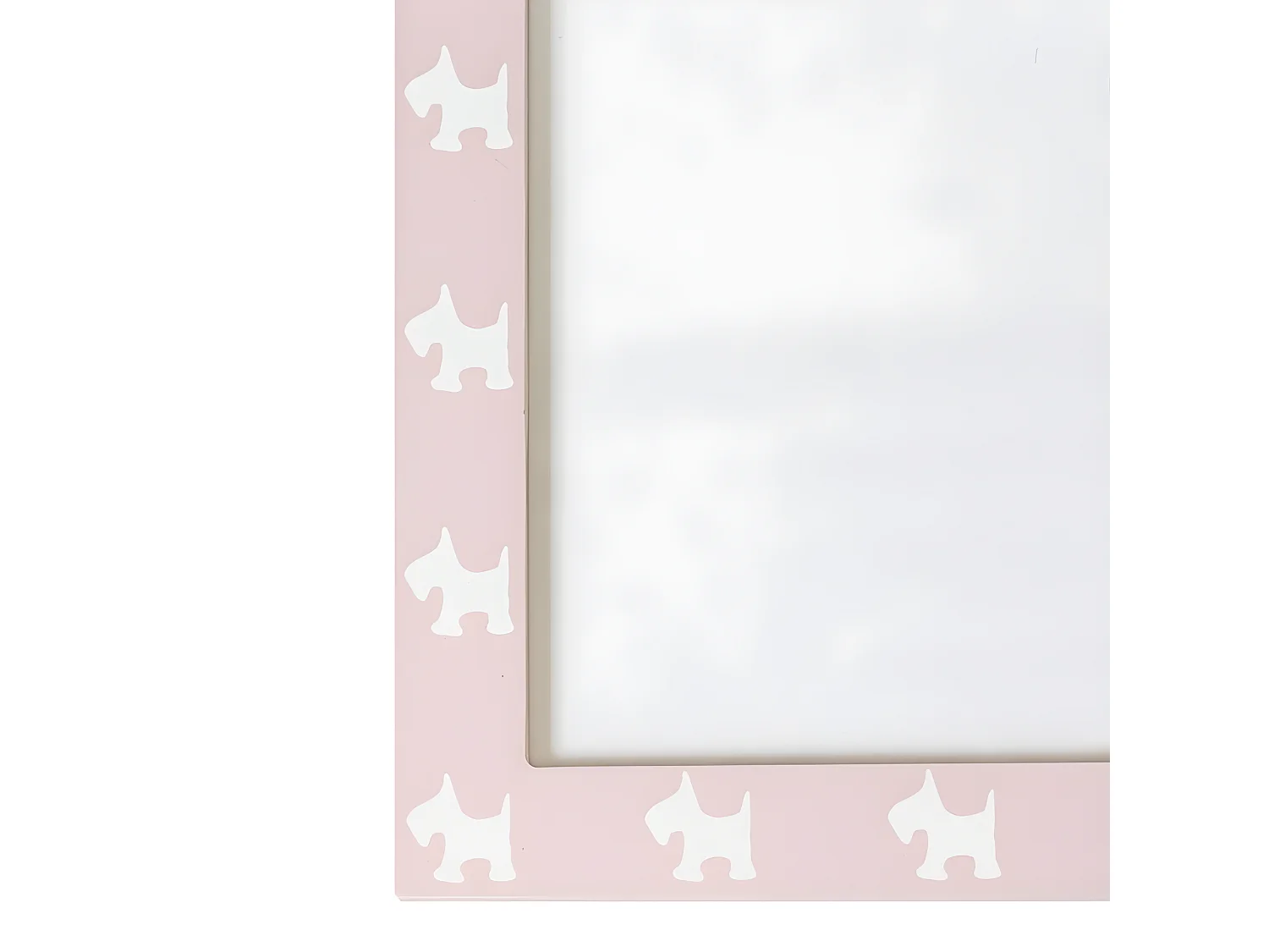 Set di 4 Cornici per bambini MDF rosa 22x16cm/38x40cm