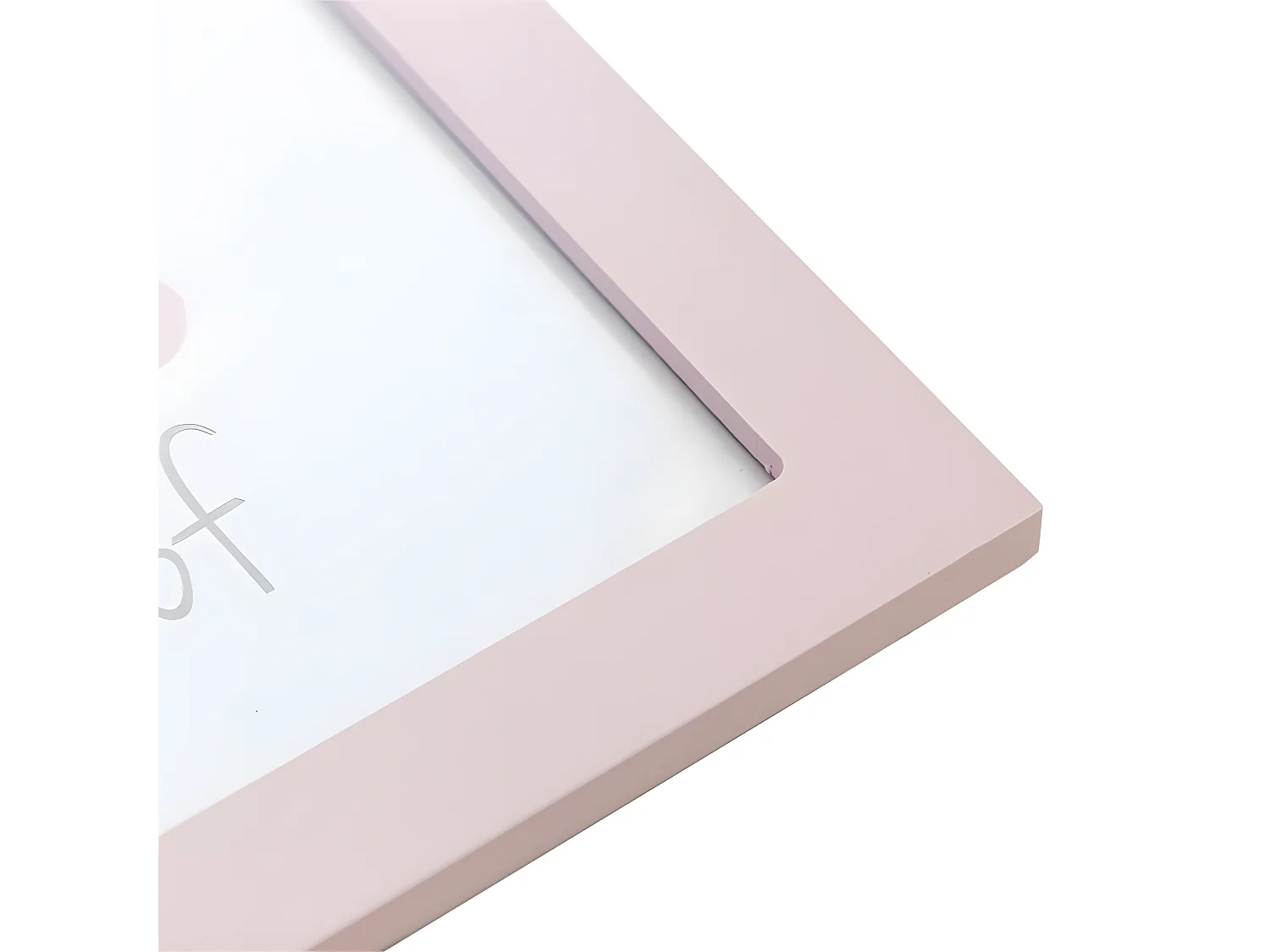 Set di 4 Cornici per bambini MDF rosa 22x16cm/38x40cm