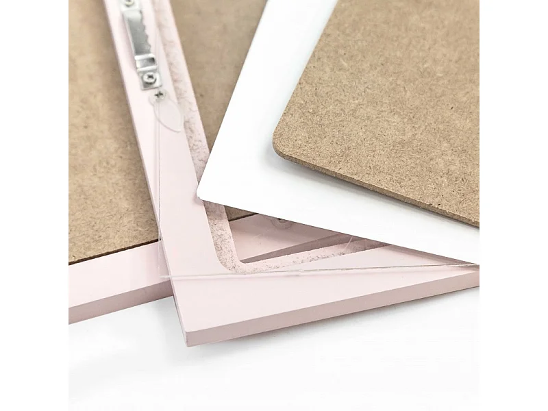 Bilder 4 er Set rosa 22x16cm/38x40cm