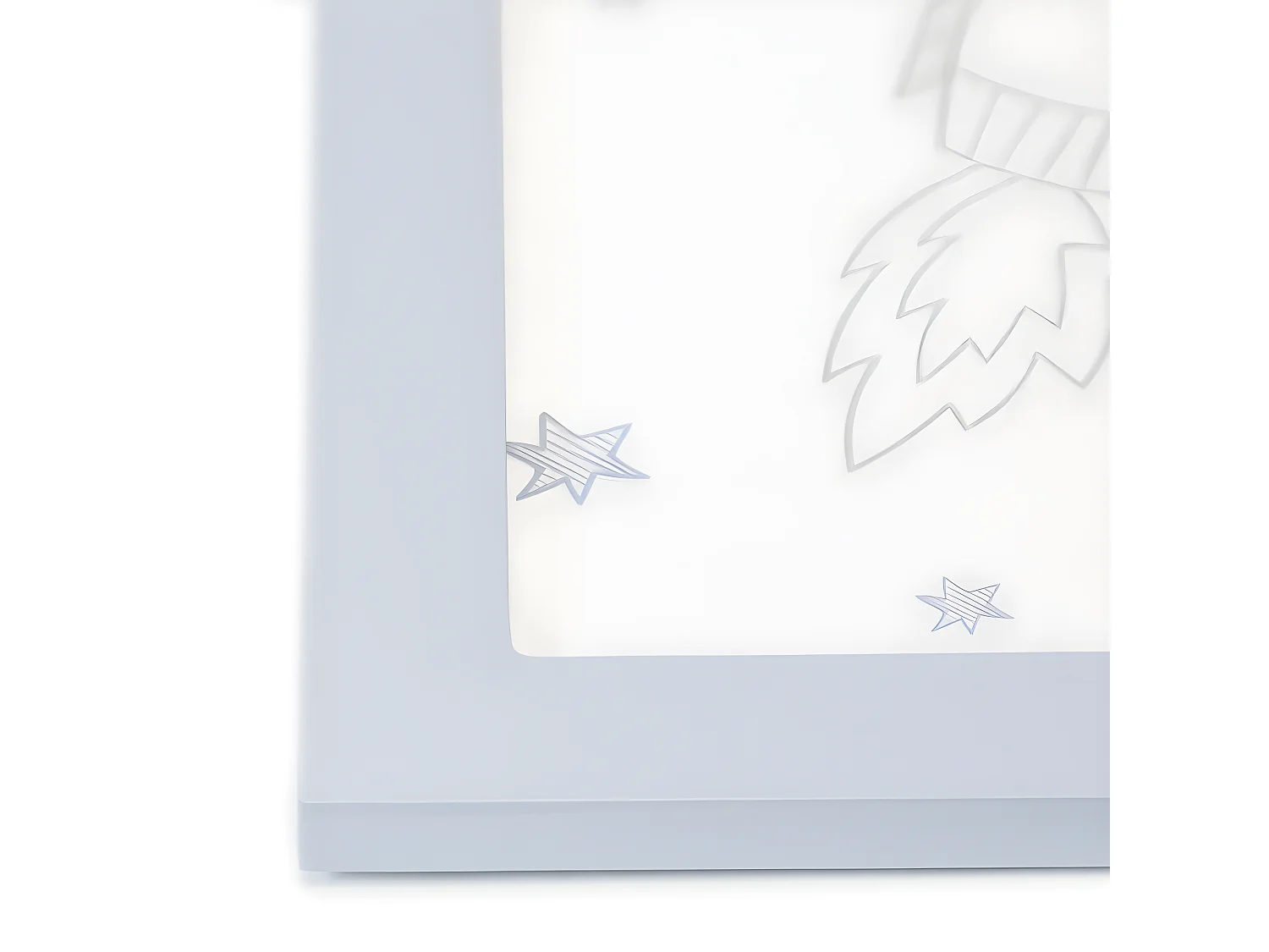 Bilderrahmen Set 4 blau 22x16cm/38x40cm